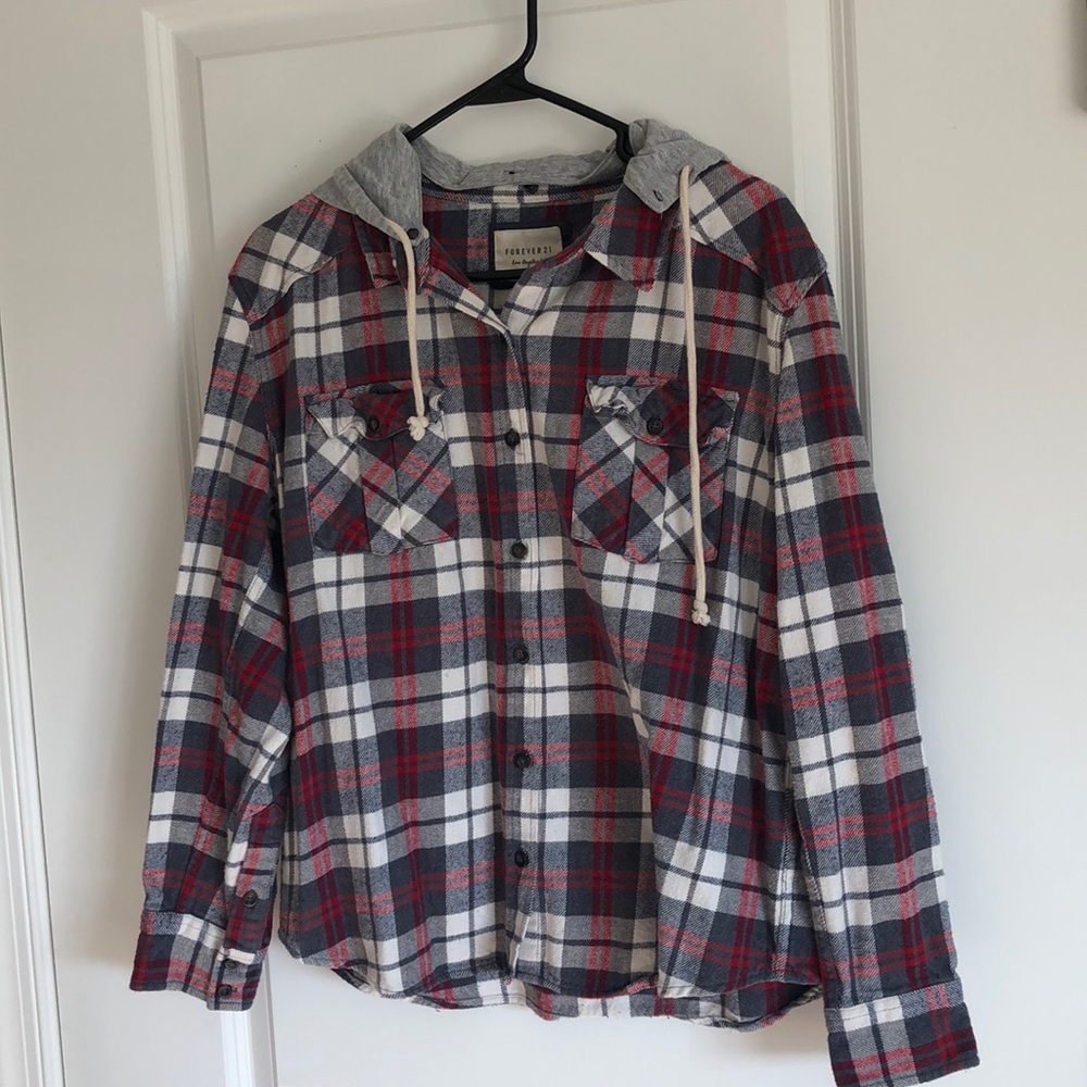 Hooded flannel